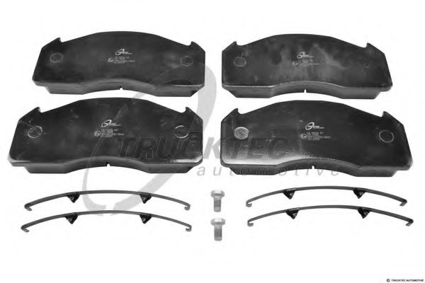 Комплект тормозных колодок, дисковый тормоз TRUCKTEC AUTOMOTIVE 03.35.033