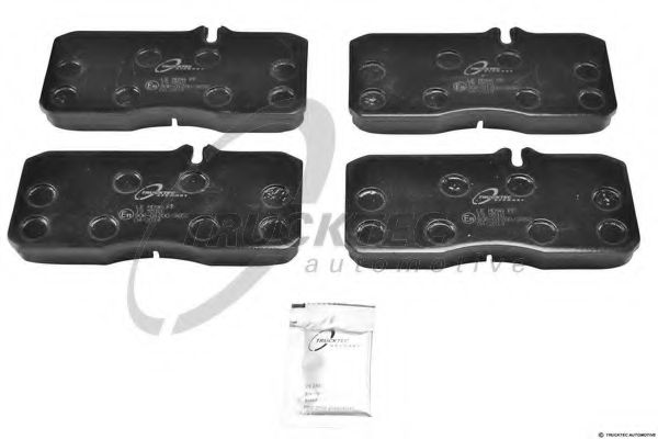 Комплект тормозных колодок, дисковый тормоз TRUCKTEC AUTOMOTIVE 05.35.032