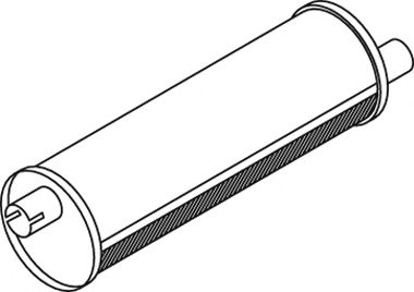 Средний / конечный глушитель ОГ ZARA 9737