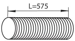 Труба выхлопного газа GILLET 707151