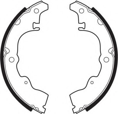 Комплект тормозных колодок NECTO N1422