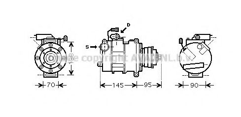 Компрессор, кондиционер AVA QUALITY COOLING AIK267