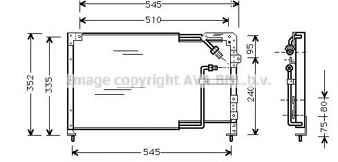 Конденсатор, кондиционер AVA QUALITY COOLING MZ5103