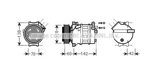 Компрессор, кондиционер AVA QUALITY COOLING OLK543