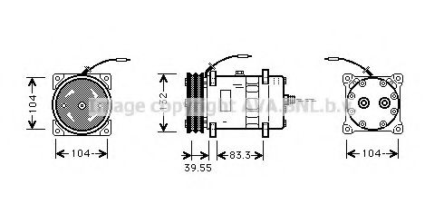 Компрессор, кондиционер AVA QUALITY COOLING UVK046