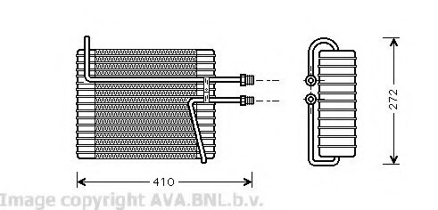 Испаритель, кондиционер AVA QUALITY COOLING VOV103