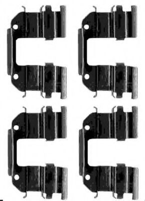 Комплектующие, колодки дискового тормоза MGA A214