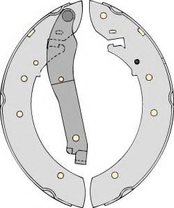 Комплект тормозных колодок MGA M562