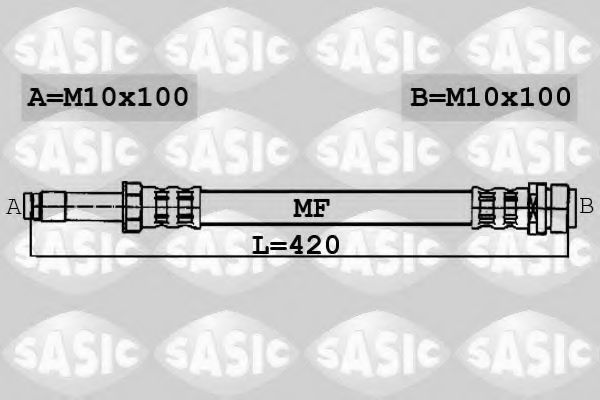 Тормозной шланг SASIC 6606003