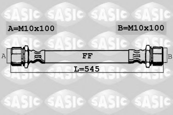 Тормозной шланг SASIC 6606191
