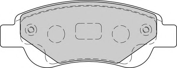 Комплект тормозных колодок, дисковый тормоз DURON DBP341790