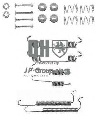Комплектующие, тормозная колодка JP GROUP 1264001119