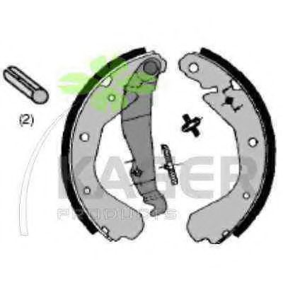 Комплект тормозных колодок KAGER 340040