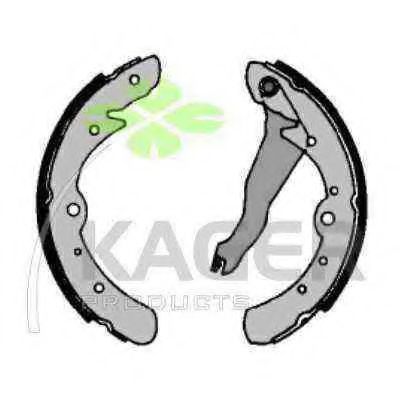Комплект тормозных колодок KAGER 340342