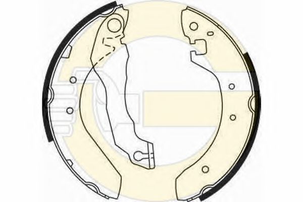Комплект тормозных колодок GIRLING 5161761
