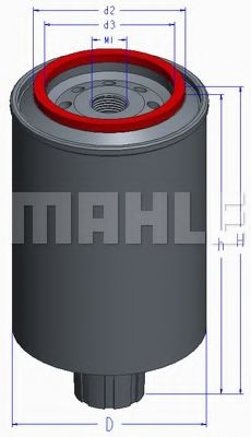 Топливный фильтр MAHLE ORIGINAL KC 201