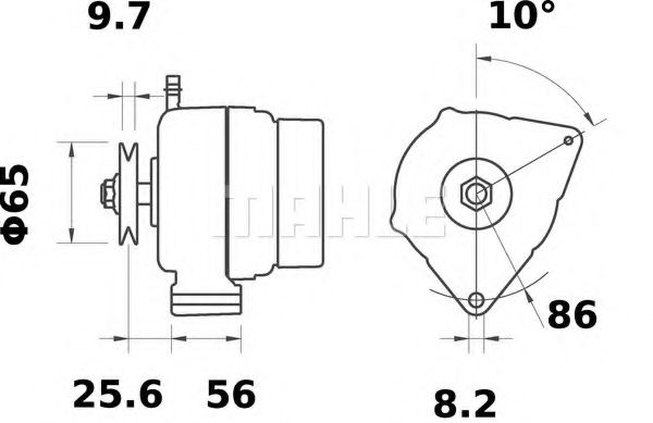 Генератор MAHLE ORIGINAL MG 534