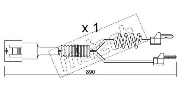 Сигнализатор, износ тормозных колодок fri.tech. SU.103