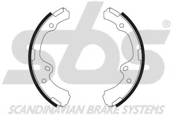 Комплект тормозных колодок sbs 18492745379