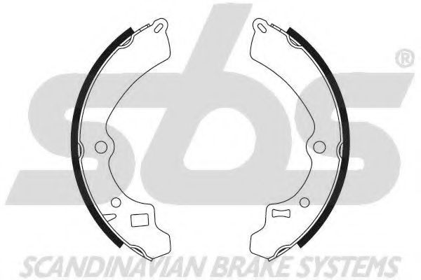 Комплект тормозных колодок sbs 18492752521
