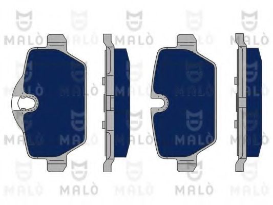 Комплект тормозных колодок, дисковый тормоз MALÒ 1050226