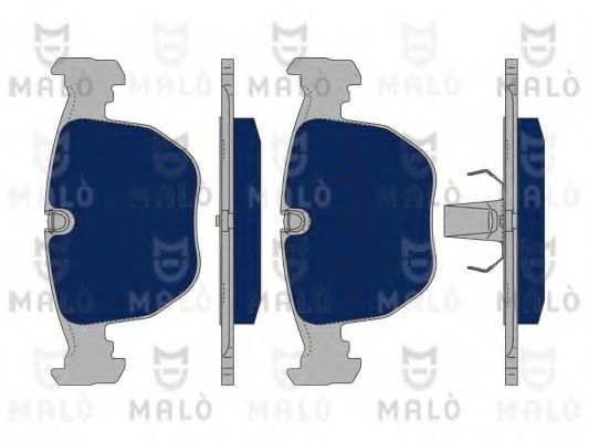 Комплект тормозных колодок, дисковый тормоз MALÒ 1050300