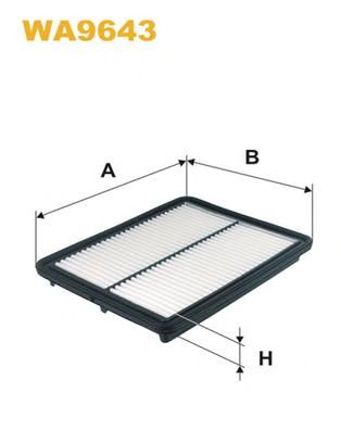 Воздушный фильтр WIX FILTERS WA9643