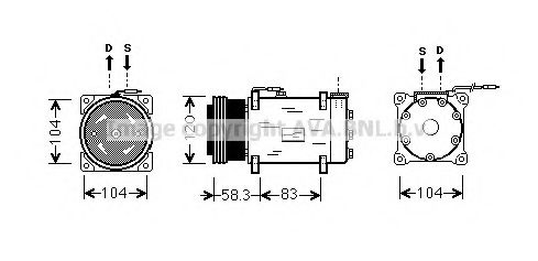 Компрессор, кондиционер PRASCO RTK284