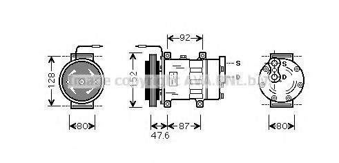 Компрессор, кондиционер PRASCO RTK434