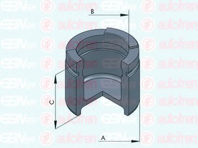 Поршень, корпус скобы тормоза AUTOFREN SEINSA D025311