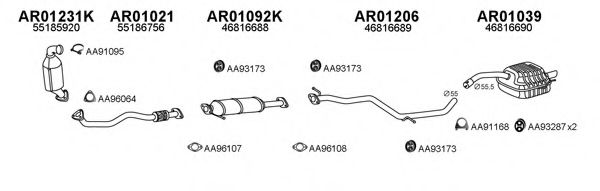 Система выпуска ОГ VENEPORTE 010126