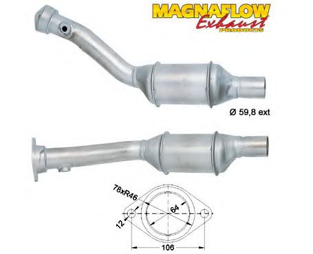Катализатор MAGNAFLOW 86052