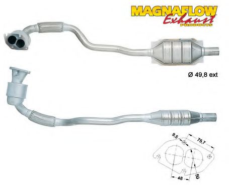 Катализатор MAGNAFLOW 85861