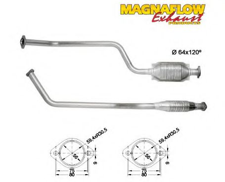 Катализатор MAGNAFLOW 85055D