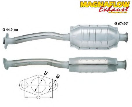 Катализатор MAGNAFLOW 80912