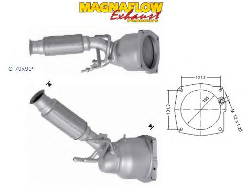 Катализатор MAGNAFLOW 60912D