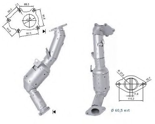 Катализатор MAGNAFLOW 77402