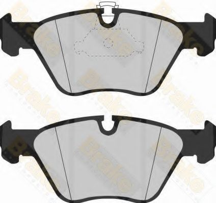 Комплект тормозных колодок, дисковый тормоз Brake ENGINEERING PA1121