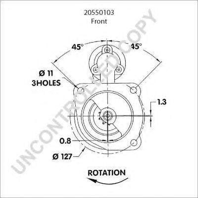 Стартер PRESTOLITE ELECTRIC 20550103