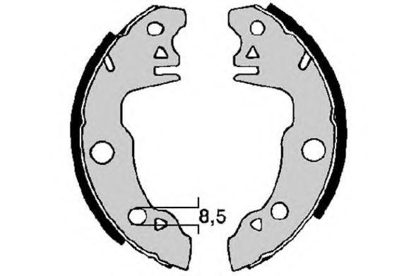Комплект тормозных колодок RAICAM 2051