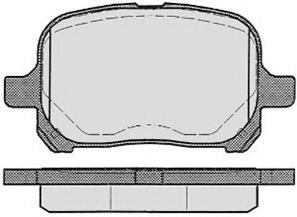 Комплект тормозных колодок, дисковый тормоз RAICAM RA.0570.0