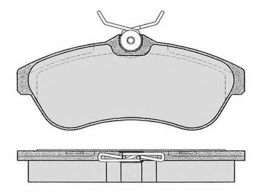 Комплект тормозных колодок, дисковый тормоз RAICAM RA.0795.0