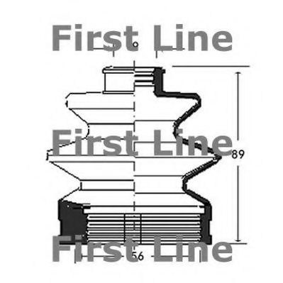 Пыльник, приводной вал FIRST LINE FCB2723
