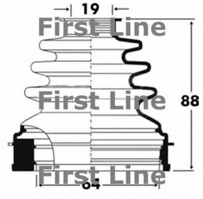 Пыльник, приводной вал FIRST LINE FCB2895