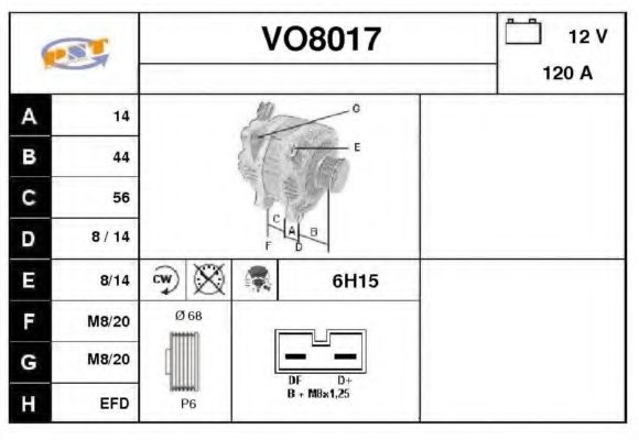 Генератор SNRA VO8017