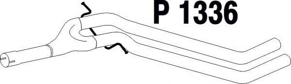 Средний глушитель выхлопных газов FENNO 1336