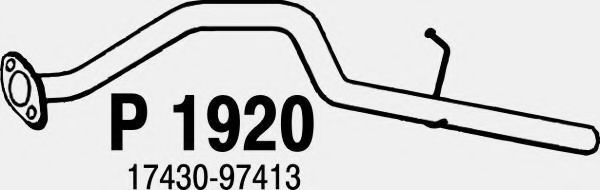 Труба выхлопного газа FENNO 1920