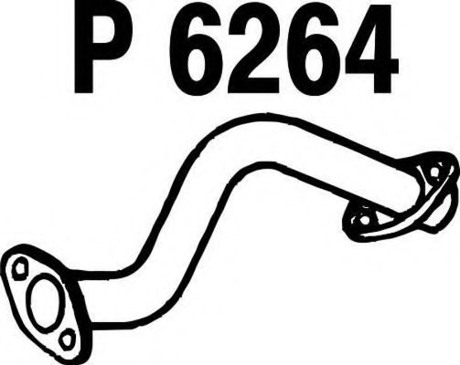 Труба выхлопного газа FENNO P6264