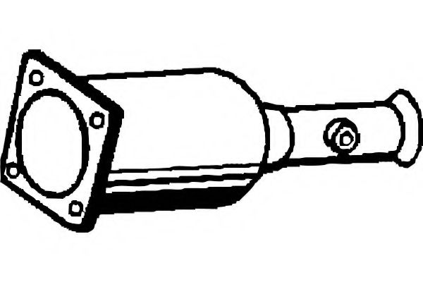 Сажевый / частичный фильтр, система выхлопа ОГ FENNO P9915DPF