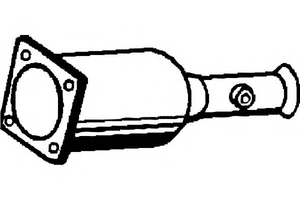 Сажевый / частичный фильтр, система выхлопа ОГ FENNO P9917DPF